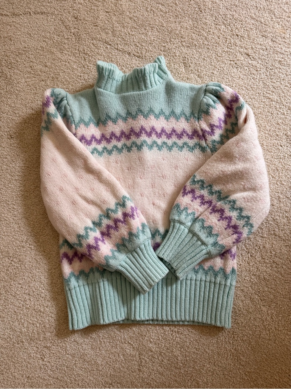 Janie and Jack Fair Isle Sweater